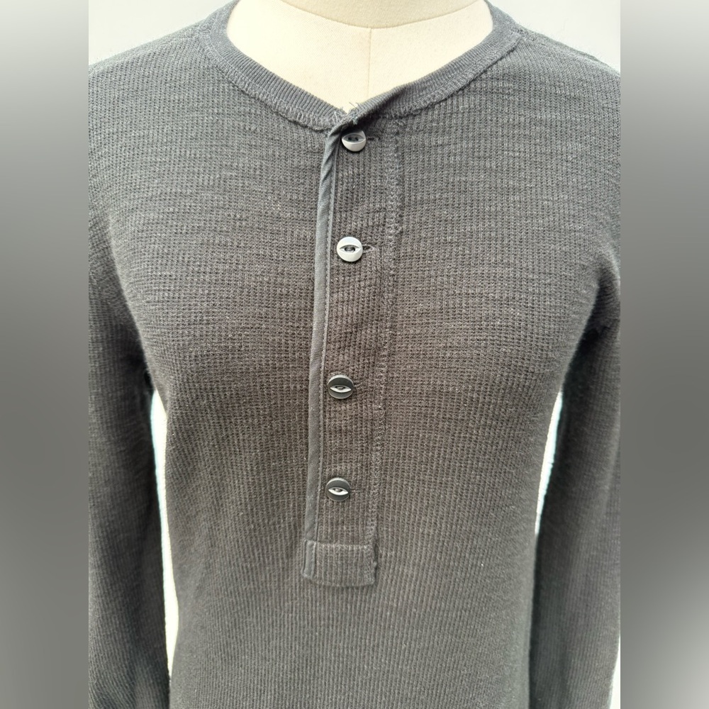 Polo Ralph Lauren Classic Waffle Knit Long Sleeves Black Maxi Dress Size Medium - Picture 3 of 11